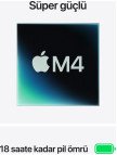 Apple MacBook Air M4 16GB 512GB SSD macOS 13" Taşınabilir Bilgisayar Gece Yarısı MW133TU/A